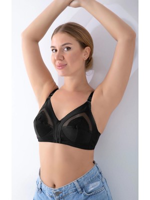 MTM My The Mall Giyim Siyah  Toparlayıcı Sütyen - 502