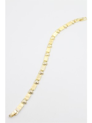 Beta Moda Hub Taşlı Vip Bileklik - Altın