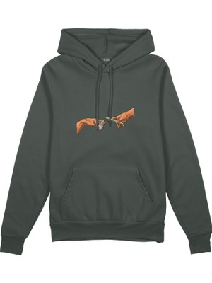 The Lucid Lab The Creation Of Chill Oversize Hoodie - Antrasit
