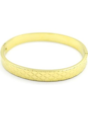 Beta Moda Hub Üçgen Dilimli Bilezik - Altın