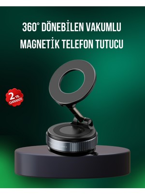 Teknodayım Alüminyum Gövdeli Manyetik Araç Içi Telefon Tutucu
