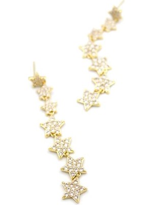 Beta Moda Hub Yıldız Küpe - Altın