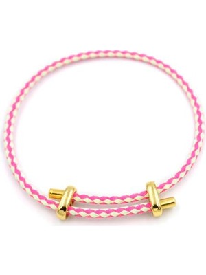 Beta Moda Hub Ip Bileklik - Fuşya