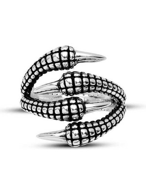 Gumush Gümüş Kartal Pençesi Erkek Yüzük