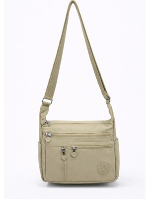 Louisiana Polo Bolsas Çapraz Askılı Kadın Çanta Bej 1080