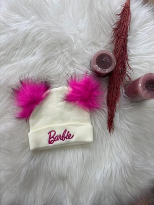 Bigümex Barbie Çift Ponpon Bere 2/8 Yaş