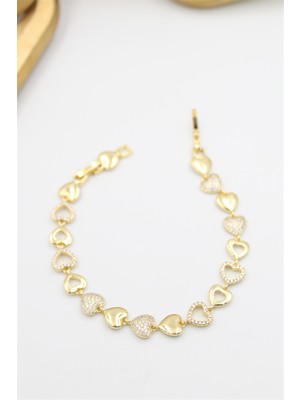 Beta Moda Hub Kalp Xuping Vip Bileklik - Altın