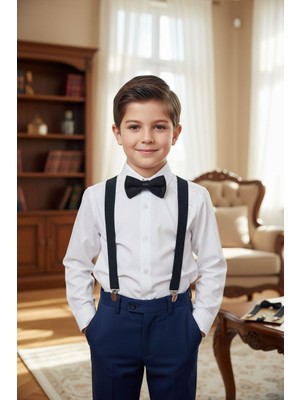 Balgüneş Erkek Çocuk Pantolon Askısı ve Papyon Seti