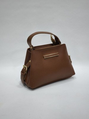 adissa collection Monokrom Boxy - Sert Duruşlu Mini El ve Omuz Çantası | Ofis Stili Tek Renkli