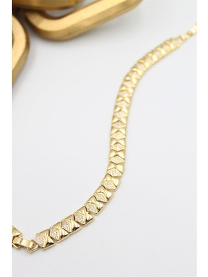 Beta Moda Hub Taşlı Xuping Bileklik - Altın