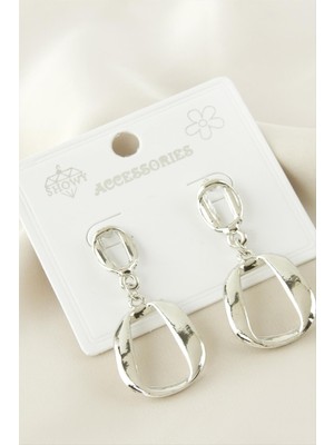 Osense Oval Metal Küpe