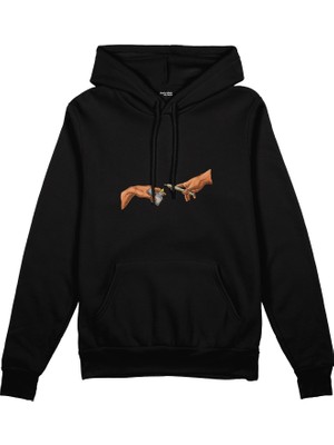 The Lucid Lab The Creation Of Chill Oversize Hoodie - Siyah