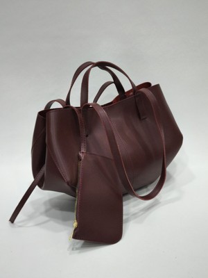 adissa collection Minimalist Shopper - Büyük Hacimli Kol ve Omuz Çantası | Ekstra Pouch (Cüzdan) Hediyeli