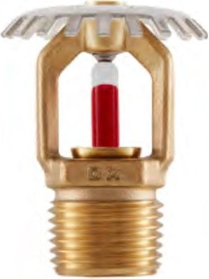 Duyar 1/2" 68 C Yangın Springi Uprıght DX-9323 Pirinç