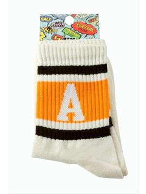 Osense Çizgili Kolej Çorap 8*28