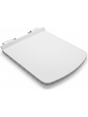 Ideal Standard Strada Z297702  Yavaş Kapanan Klozet Kapağı, Beyaz, Slim-Thin, Metal Menteşeli