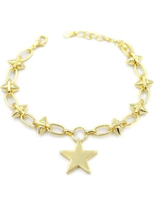 Beta Moda Hub Yıldız Bileklik - Altın