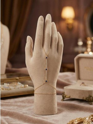 Beta Moda Hub Taşlı Güneş Şahmeran - Altın