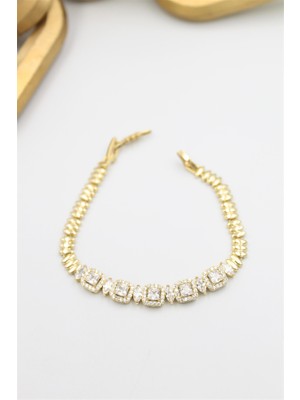 Beta Moda Hub Taşlı Xuping Bileklik - Altın