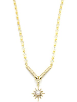 Beta Moda Hub Kuzey Yıldızı Kolye - Altın