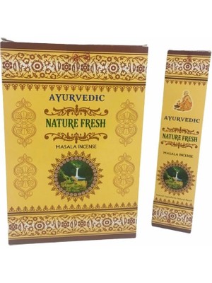 Üreticiniz Ayurvedic Nature Fresh Aromalı Tütsü Nature Fresh 481348