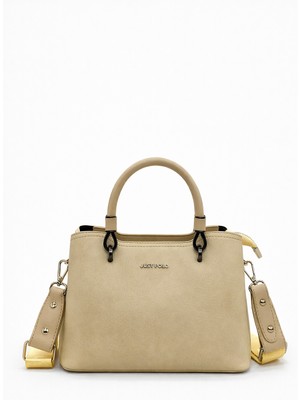 Just Polo Çapraz Askılı Kadın Çanta Krem 6070