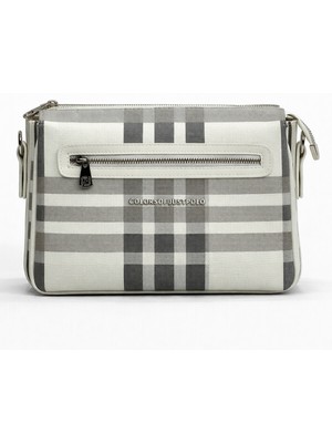 Louisiana Polo Just Polo Çapraz Askılı Kadın Çanta Beyaz 9002