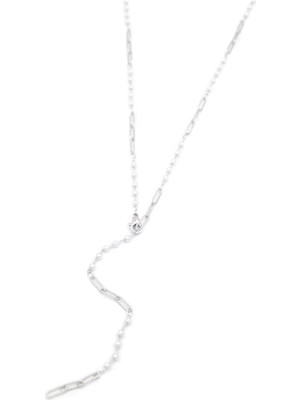 Beta Moda Hub Incili Y Kolye - Gümüş