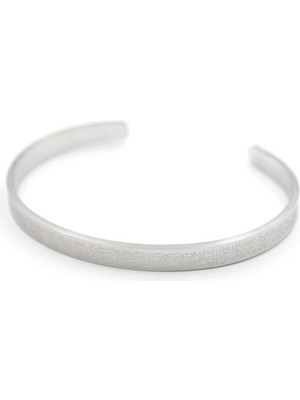 Beta Moda Hub Ayetel Kürsi Bilezik - Gümüş