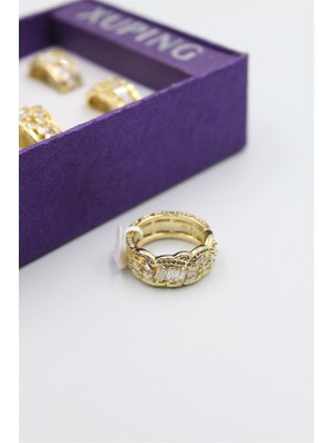 Beta Moda Hub 6'lı Kutu Xuping Yüzük - Altın