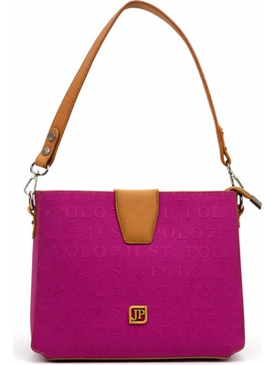 Just Polo Çapraz Askılı Kadın Çanta Fuşya Taba 4059