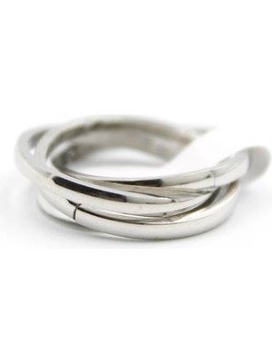 Beta Moda Hub 6'lı Alyans Yüzük - Gümüş