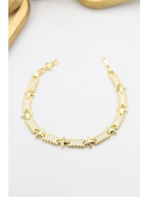 Beta Moda Hub Taşlı Xuping Bileklik - Altın