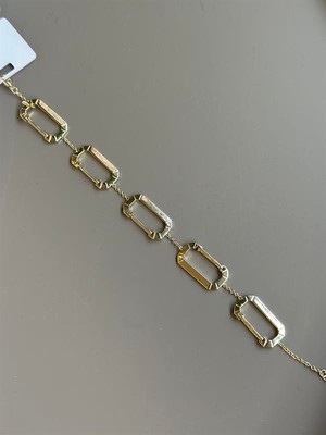 Beta Moda Hub Kanca Bileklik - Altın