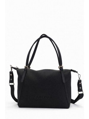 Just Polo Çapraz Askılı Kadın  Çantası Siyah 6037