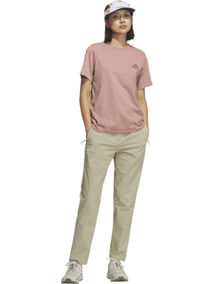 Adidas KE3716 mt W Gfx T Pembe Bisiklet Yaka Normal Baskılı Kadın T-Shirt