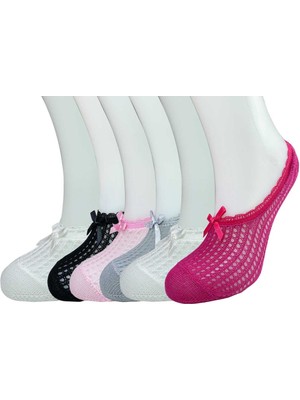 Giyim 6 Adet Fiyonklu File Kadın Babet Çorap Beruflic