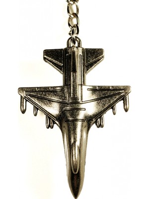 Moncuk Design Savaş Uçağı Metal Anahtarlık
