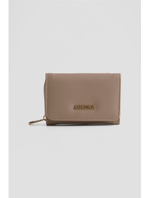 Armine Pia Deri Cüzdan 25YD7011 Vizon