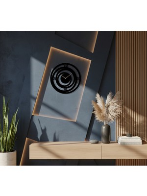 Zmt Design Orbit Ay Metal Duvar Saati