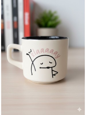 Palto Tasarım Slaaaaay Beyaz Venüs Kupa -Hediyelik Kupa Fincan Mug