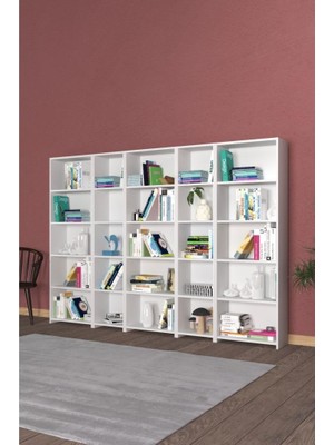 Kzy Mobilya Kzy 240CM Mıra Kitaplık