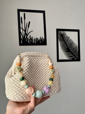 Rabika Makrome Gizli Burslu El Çantası