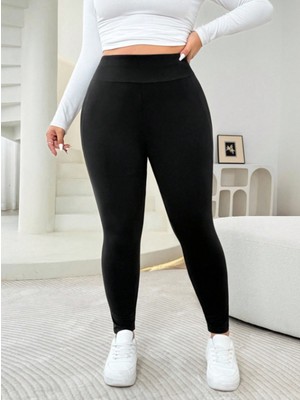 Lesa Wear Büyük Beden Yüksek Bel Toparlayıcı ve Sıkılaştırıcı Tayt, Büyük Beden Spor Tayt