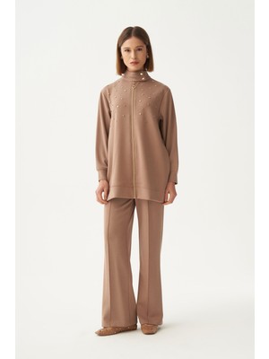 ALLDAY Vizon-Yumuşak Dokulu Gold Droplu Eşofman Takımı