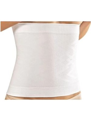 MTM My The Mall Giyim Beyaz Kadın Dikişsiz Bel Korse - 770