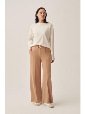 ALLDAY Vizon-Pamuklu Nervürlü Eşofman Altı