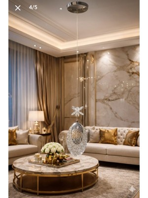 Bohem Aydınlatma Tekli Hilal Desen Modern 3 Renk LED (Beyaz Sarı Günışığı) Antre/hol Avizesi