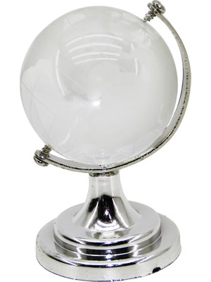 Shopwave Dekoratif Küçük Şeffaf Dünya Topu - Ayaklı (5047)