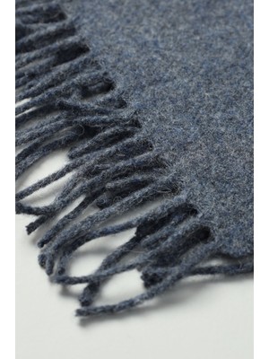 Bisse Erkek Yün Atkı Antrasit KS22K22203_D58